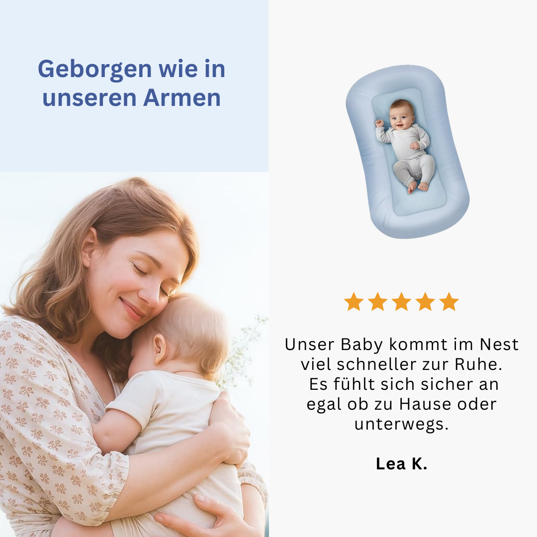 Faltbares BabyNest für Neugeborene